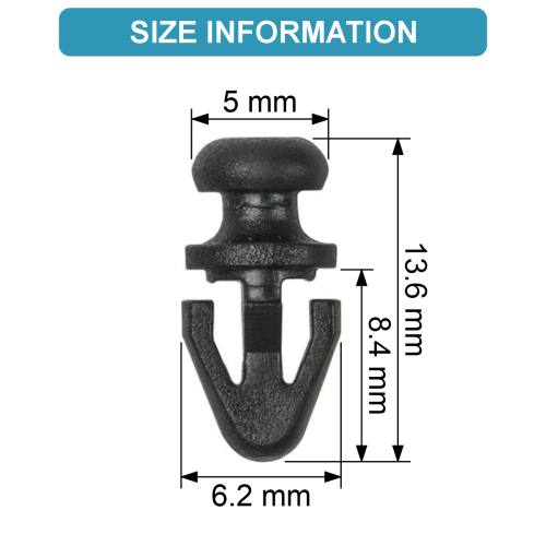 MOUNTING DOOR PANEL Clip 5mm 2