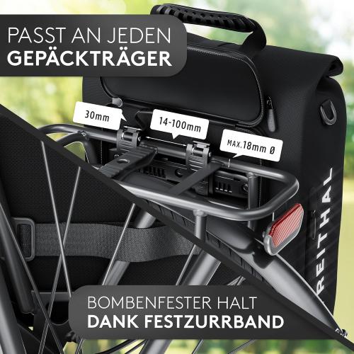 Recycled Fabric Bicycle Bag 4