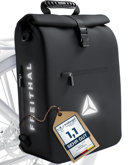 Recycled Fabric Bicycle Bag