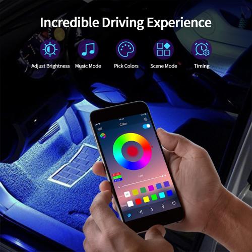 Car LED Interior Lighting Kit 6