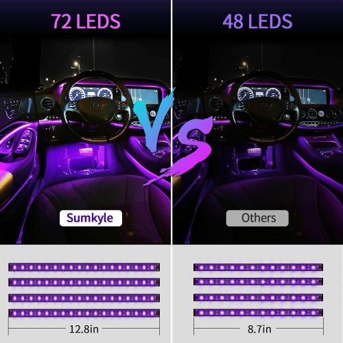 Car LED Interior Lighting Kit 4