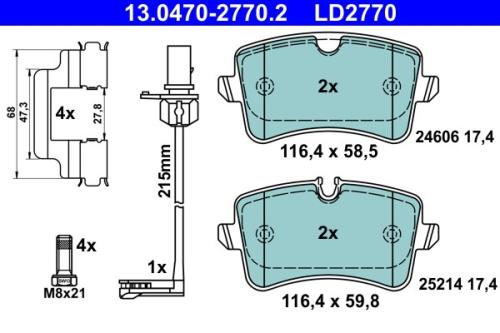 Brake Pad Set, Disc Brake