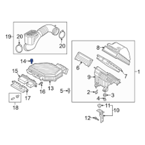 Fender Liner Push-Type Retainer Clip Fastene 2