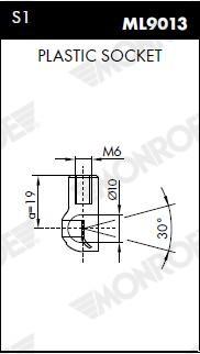 Gas Spring, Boot-/cargo Area 3