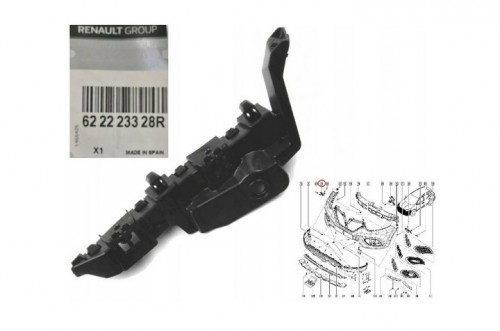 Right front bumper support