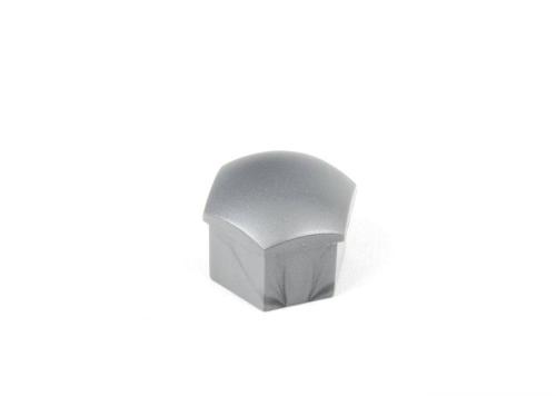 Wheel bolt cap gray metallic