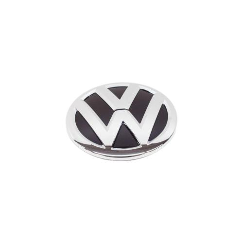VW Badge Black/Glossy Chrome