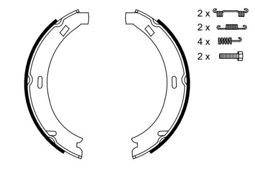 Handbrake Shoes 8
