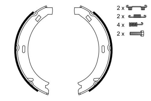 Handbrake Shoes 4