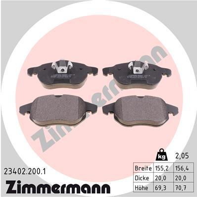 Brake Pad Set For Saab 9-3