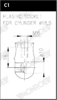 Gas Spring, Boot-/cargo Area