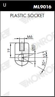 Gas Spring, Boot-/cargo Area 3