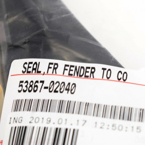 Seal, fr fender to c ; TR 5