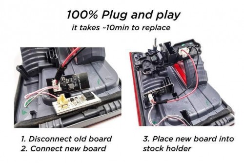 Rear light LED driver board 7