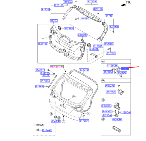BUMPER-T/GATE BODY SIDE GUIDE 3
