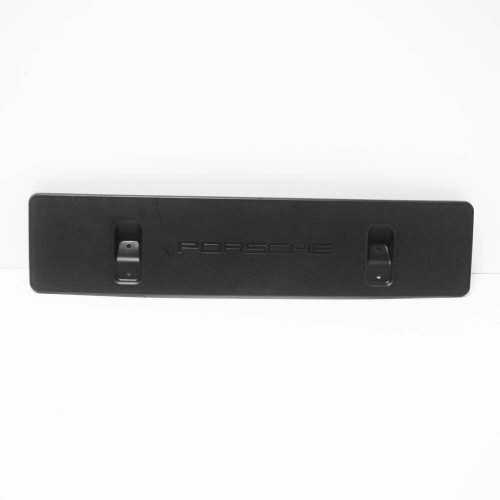 Licence plate holder Black