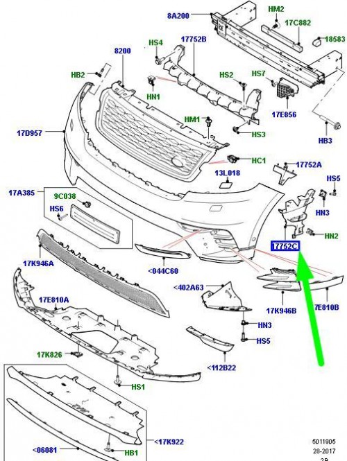 Front Left Bumper Bracket 2
