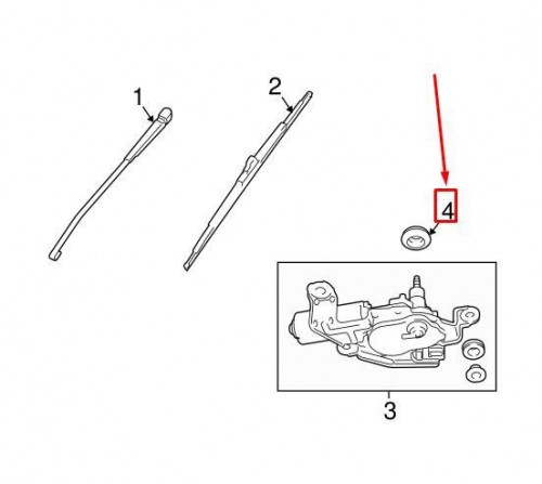 Wiper Motor Grommet 2