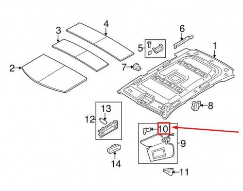 Retainer undefined undefined Sun Visor 2
