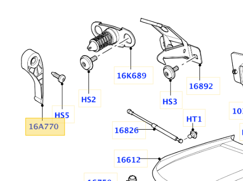 Bonnet Release Lever 2