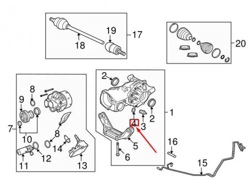 Copper Drain Plug Washer 18 X 24 X 1.5 - Evoque - Discovery Sport 6