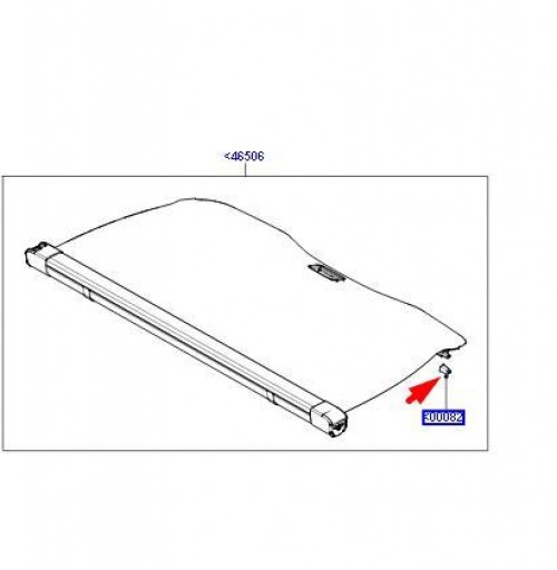 Parcel Shelf Pin Catch 8