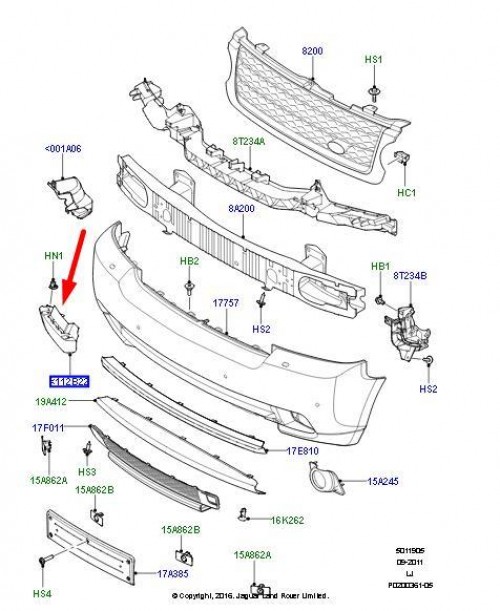 Front Right Bumper Deflector 2