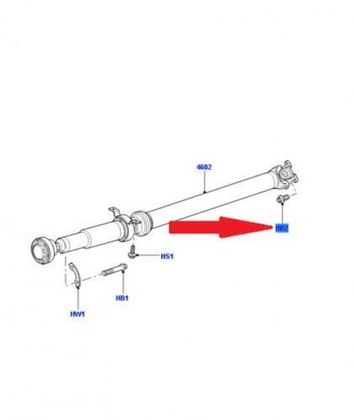 Genuine LAND ROVER Discovery 3 Range Rover Sport Bolt Propshaft TYG500130
