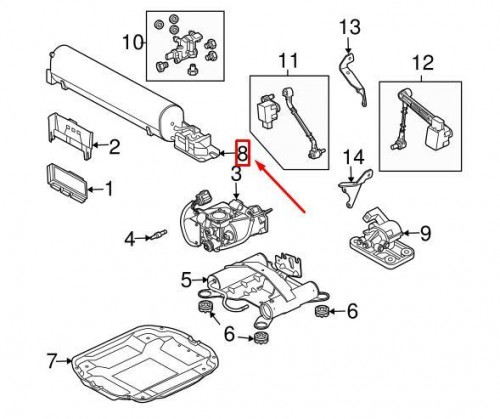 Air Suspension Reservoir 9