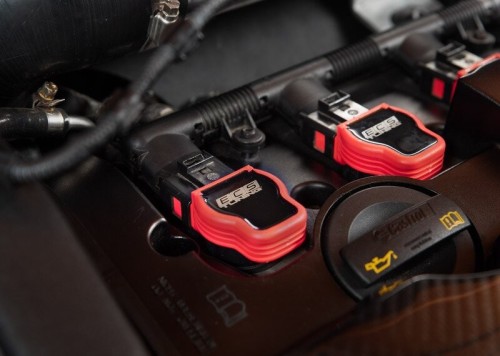 Ignition coil with spark plug cap 6