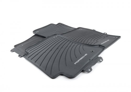 1 SATZ FUSSMATTEN (GUMMI) SCHWARZ