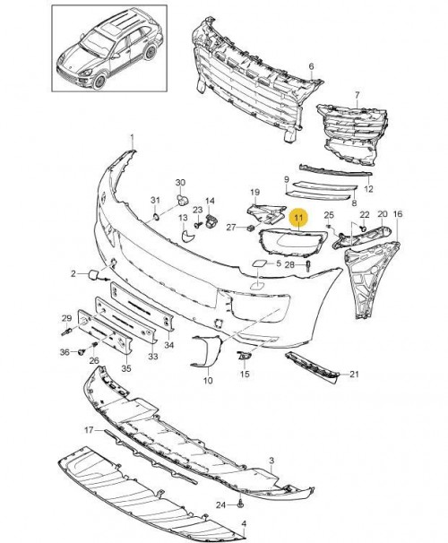 Air guide Satin black 3