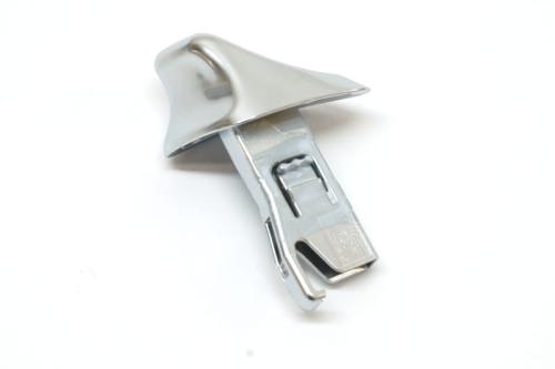 Actuator button Galvano silver